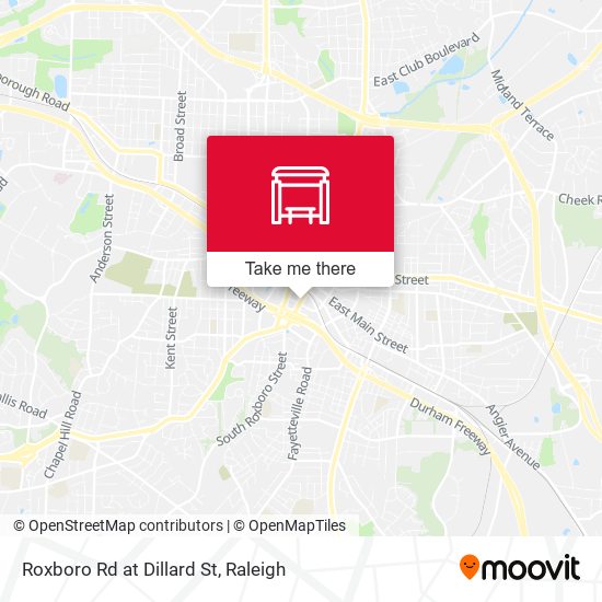 Mapa de Roxboro Rd at Dillard St