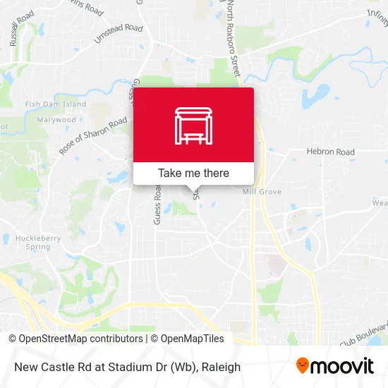 New Castle Rd at Stadium Dr (Wb) map