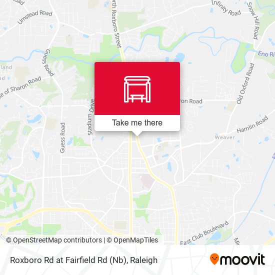 Mapa de Roxboro Rd at Fairfield Rd (Nb)