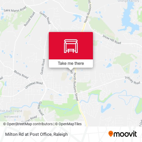 Mapa de Milton Rd at Post Office