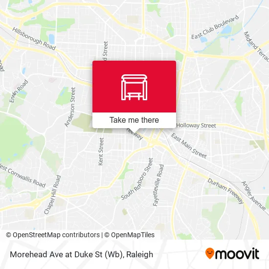 Mapa de Morehead Ave at Duke St (Wb)