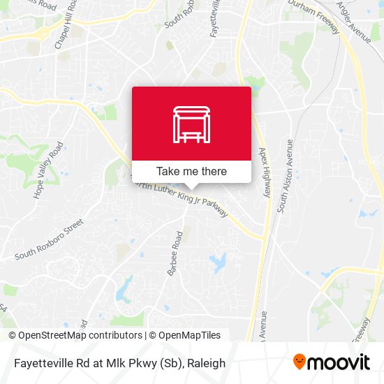 Fayetteville Rd at Mlk Pkwy (Sb) map