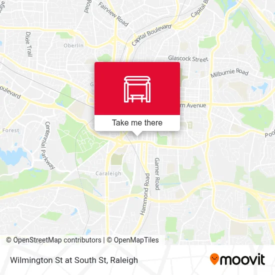 Wilmington St at South St map
