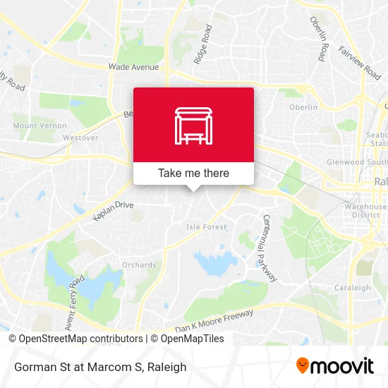 Gorman St at Marcom S map