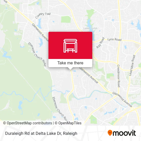 Duraleigh Rd at Delta Lake Dr map