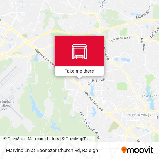 Mapa de Marvino Ln at Ebenezer Church Rd