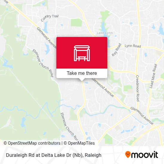 Duraleigh Rd at Delta Lake Dr (Nb) map