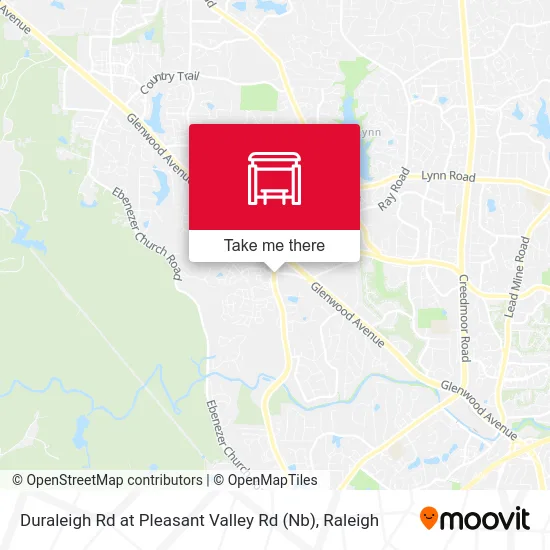 Duraleigh Rd at Pleasant Valley Rd (Nb) map