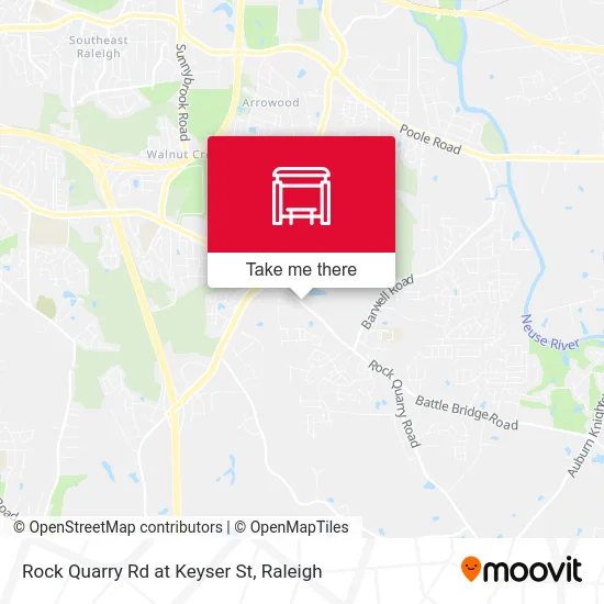 Rock Quarry Rd at Keyser St map