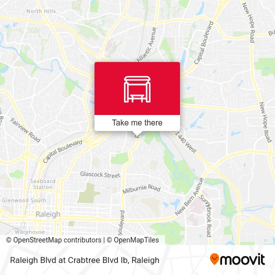 Mapa de Raleigh Blvd at Crabtree Blvd Ib