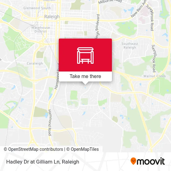 Hadley Dr at Gilliam Ln map