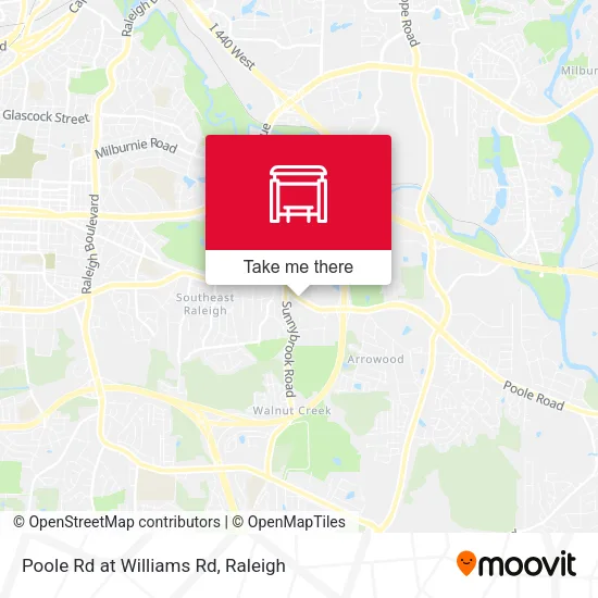 Mapa de Poole Rd at Williams Rd