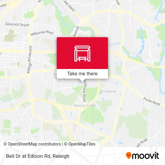 Mapa de Bell Dr at Edison Rd