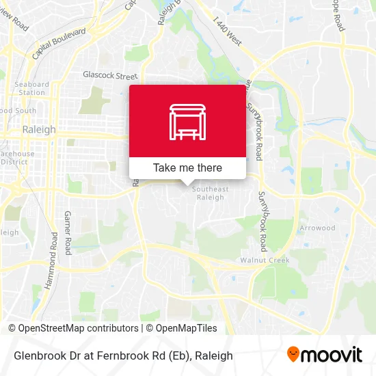 Glenbrook Dr at Fernbrook Rd (Eb) map