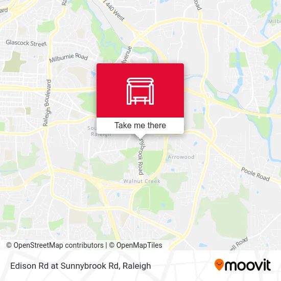 Edison Rd at Sunnybrook Rd map