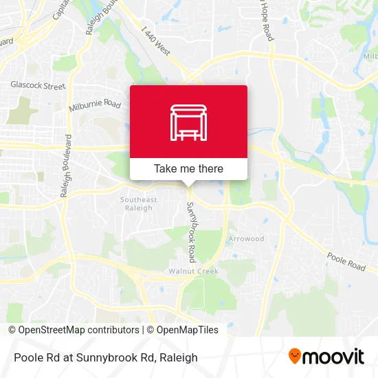 Mapa de Poole Rd at Sunnybrook Rd