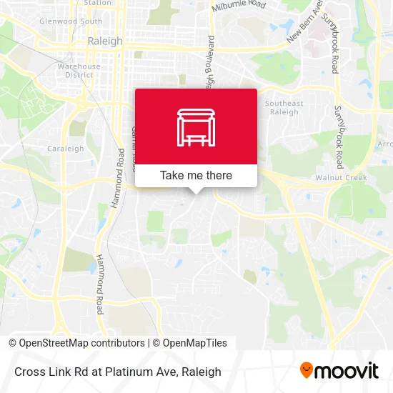 Cross Link Rd at Platinum Ave map