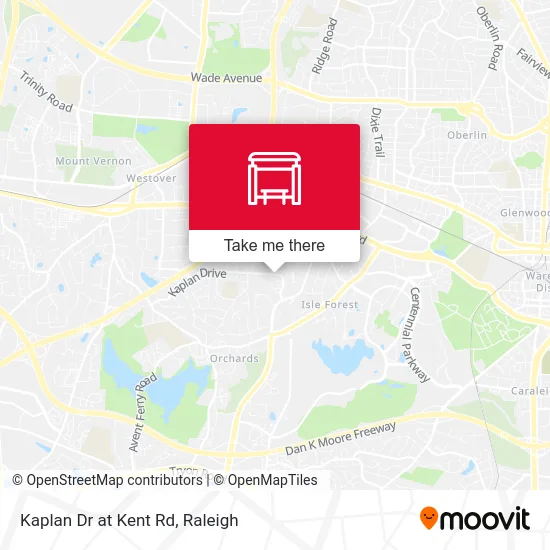 Kaplan Dr at Kent Rd map