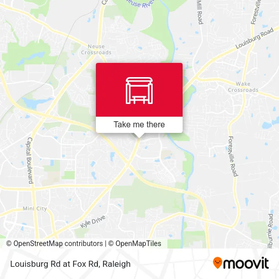 Mapa de Louisburg Rd at Fox Rd