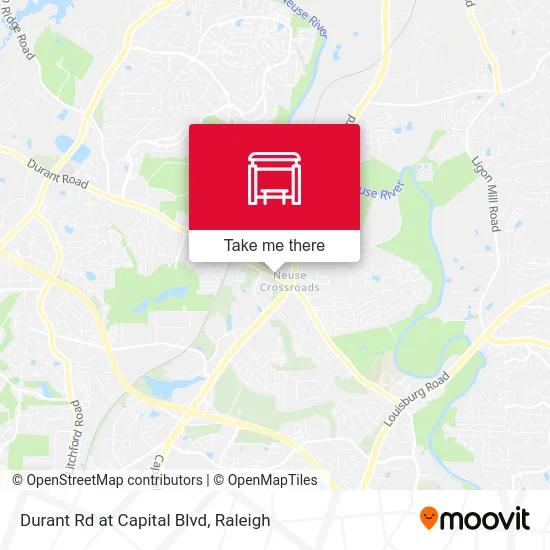 Durant Rd at Capital Blvd map