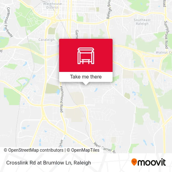 Mapa de Crosslink Rd at Brumlow Ln