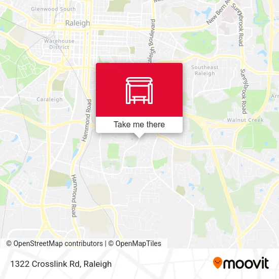 Mapa de 1322 Crosslink Rd