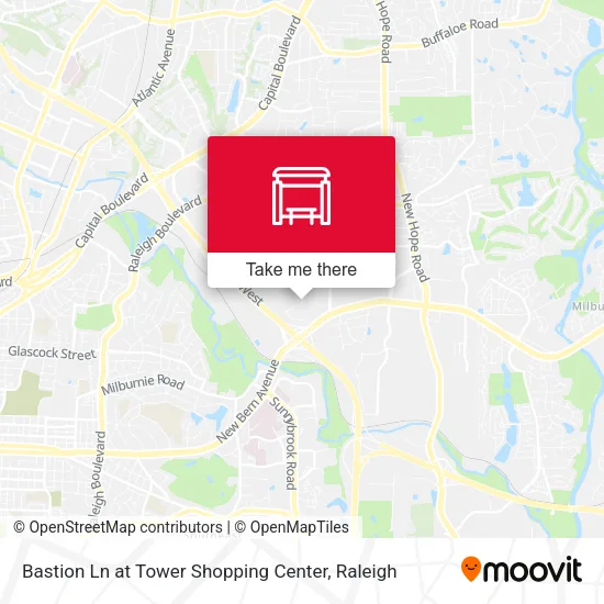 Mapa de Bastion Ln at Tower Shopping Center