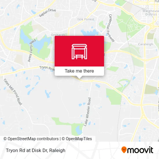 Mapa de Tryon Rd at Disk Dr