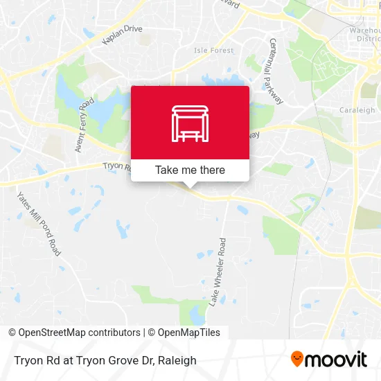Mapa de Tryon Rd at Tryon Grove Dr