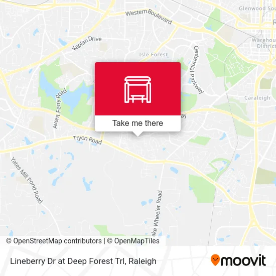 Mapa de Lineberry Dr at Deep Forest Trl