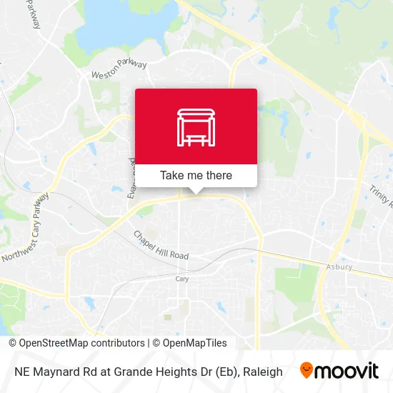 NE Maynard Rd at Grande Heights Dr (Eb) map