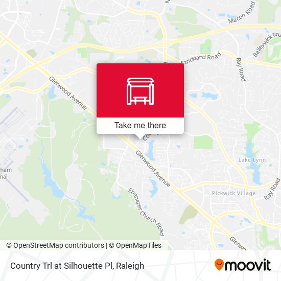 Country Trl at Silhouette Pl map