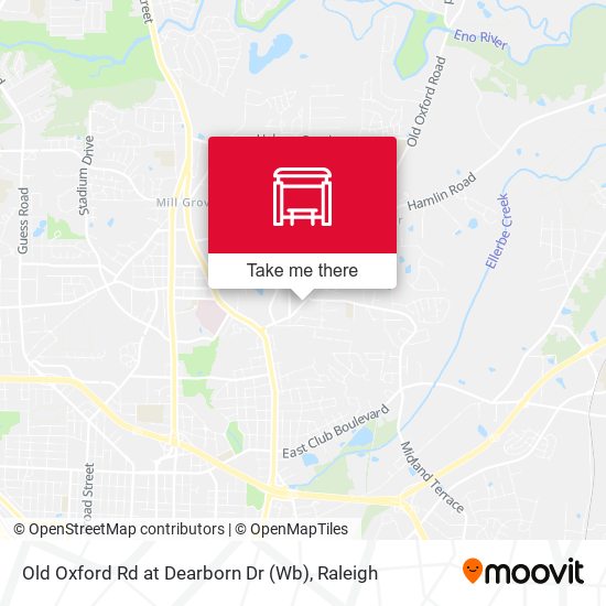 Old Oxford Rd at Dearborn Dr (Wb) map