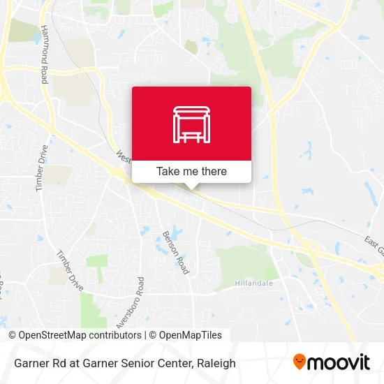 Mapa de Garner Rd at Garner Senior Center