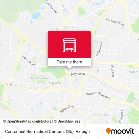 Mapa de Centennial Biomedical Campus (Sb)
