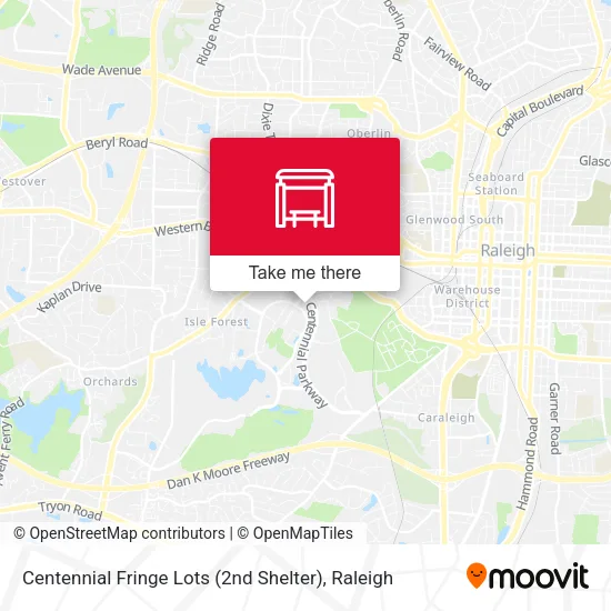 Mapa de Centennial Fringe Lots (2nd Shelter)