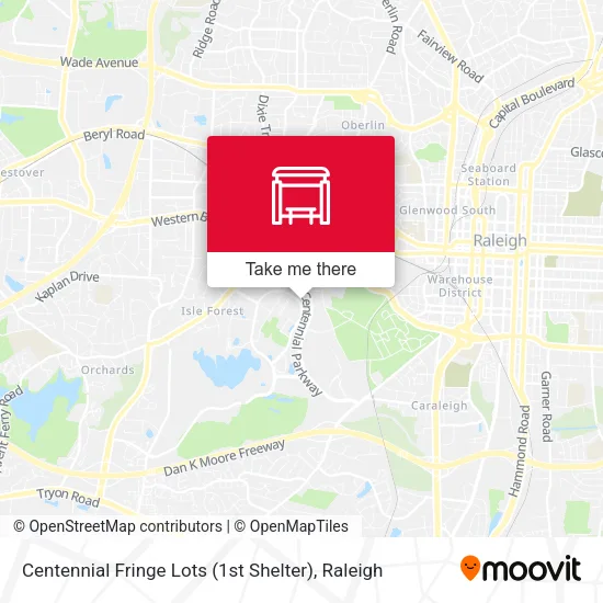 Mapa de Centennial Fringe Lots (1st Shelter)