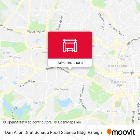 Dan Allen Dr at Schaub Food Science Bldg map