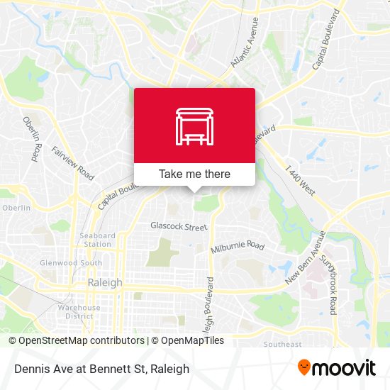 Mapa de Dennis Ave at Bennett St