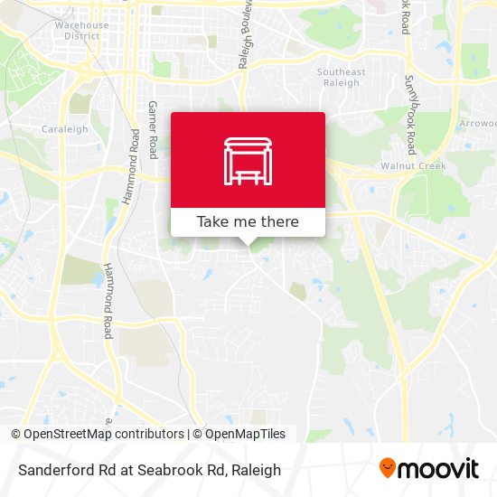 Mapa de Sanderford Rd at Seabrook Rd