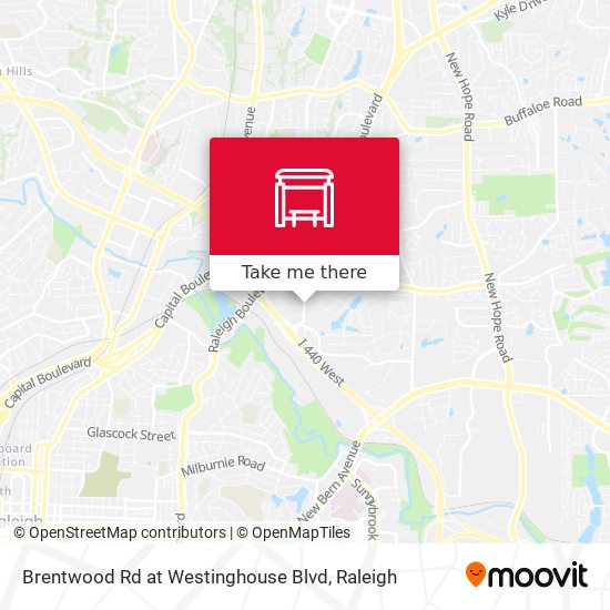 Mapa de Brentwood Rd at Westinghouse Blvd