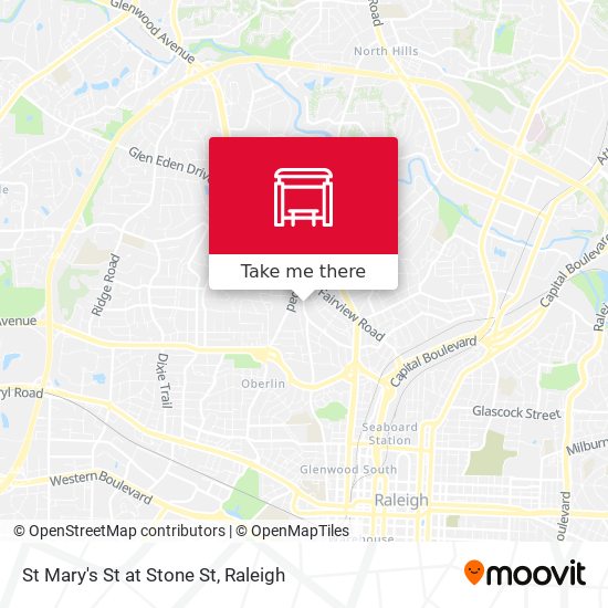 St Mary's St at Stone St map
