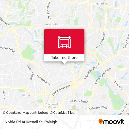 Mapa de Noble Rd at Mcneil St