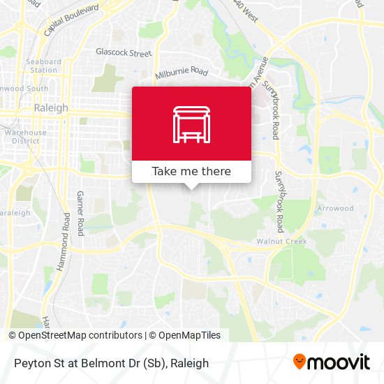 Peyton St at Belmont Dr (Sb) map