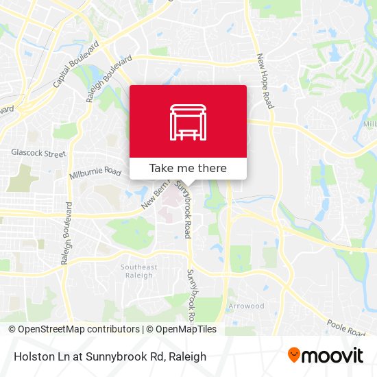Holston Ln at Sunnybrook Rd map