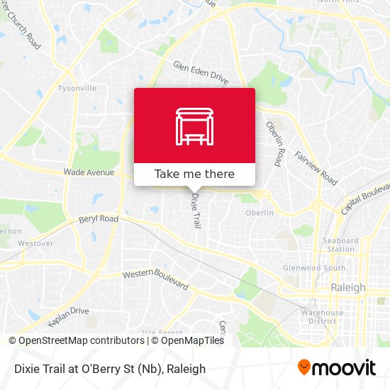 Mapa de Dixie Trail at O'Berry St (Nb)