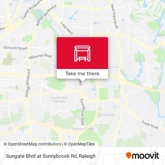 Mapa de Sungate Blvd at Sunnybrook Rd