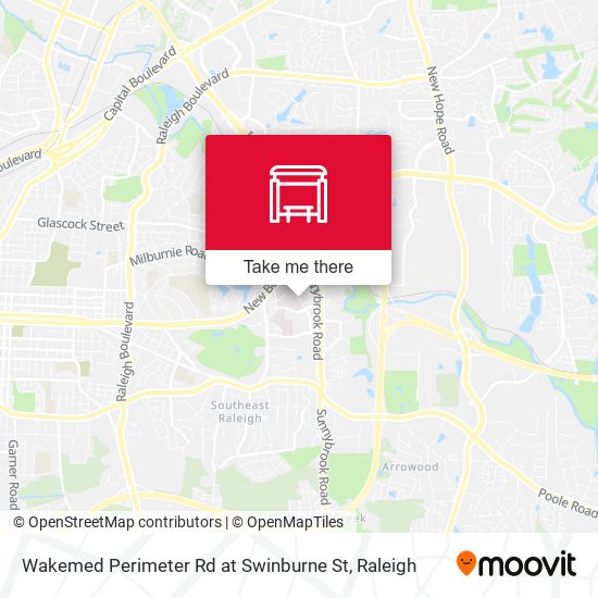 Mapa de Wakemed Perimeter Rd at Swinburne St