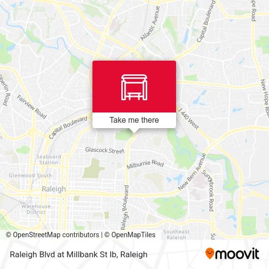 Mapa de Raleigh Blvd at Millbank St Ib