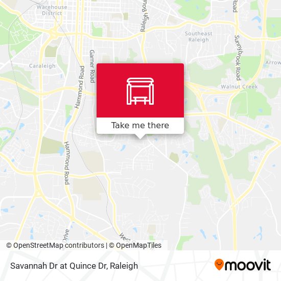 Mapa de Savannah Dr at Quince Dr